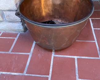 Antique Copper Bucket