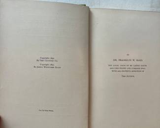 1897 Rubaiyat of Doc Sifers by James Whitcomb Riley