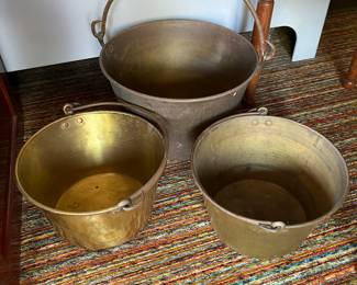 Antique Copper Buckets
