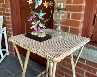 Antique Bamboo Table