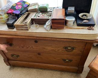 Antique Lowboy Blanket Chest