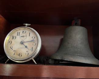 Antique Bell and Clock
