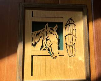 3D Wood Wall Art- Horse