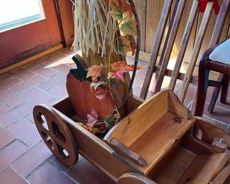 Miniature Wood Cart/Buckboard