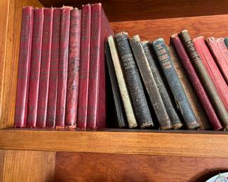 Various Old books, set of Book Trails through the Wildwood