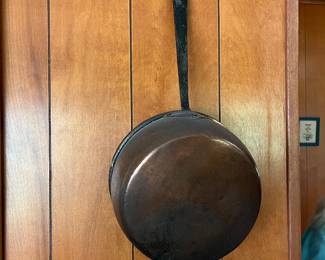 Vintage copper pan
