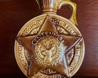 Collectible Decanter- Cenntennial BPOE 1868-1968