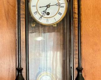 Antique R & A Pendulum Wall Clock