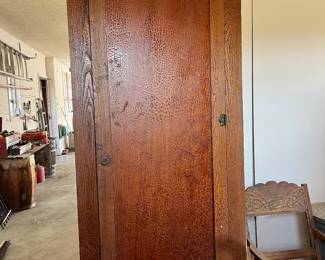 Antique 1-Door Wardrobe