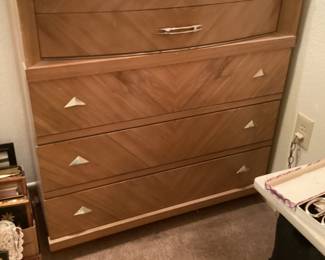 Mid-century five drawer chest