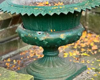 Vintage Cemetery Urns (One of a Pair)
