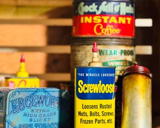 Vintage Cans and Containers
