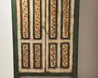 Painted Jelly Cupboard (West Virginia, Over 100 years old)