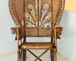 Unusual Rattan Chair
