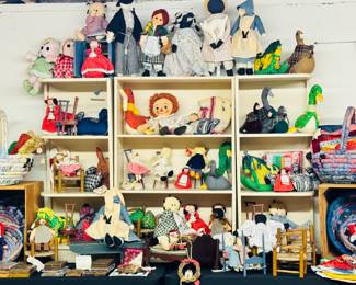 Folk Art Dolls and Toys from the Shop