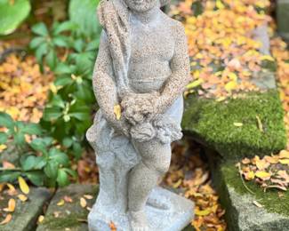 Cement Cherub Figure