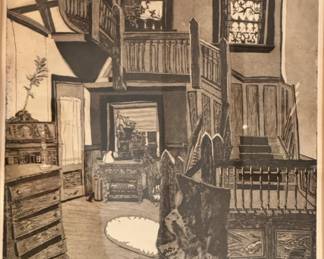 Etching, Signed, "B. Green, 1972" (2/50)