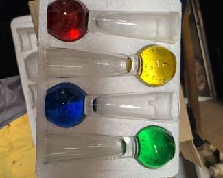 MCM Cordial Bubble Base Glass