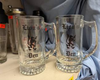 Bay City Lion's Den Beer Mugs