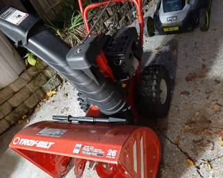Snow is coming!!! Large 26" snow blower!