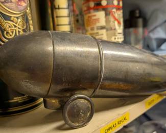 Zeppelin Blimp Silver Plated Cocktail Shaker