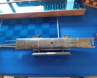 A replica of the Hunley