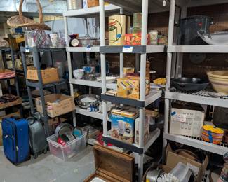 Plastic Shelving Units*

*Due to the amount of merchandise, shelves cannot be taken until after the sale.