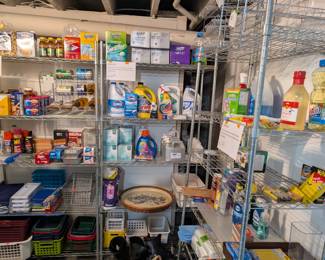 Newer Metal Pantry Shelves*

*Due to the amount of merchandise, shelves cannot be taken until after the sale.