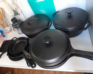 Lots of cast iron