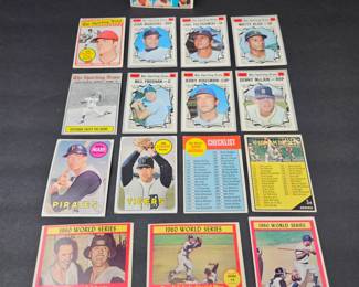 Lot #24 - Vintage Baseball Card Lot (15) – Juan Marichal, Carl Yastrzemski, 1960 World Series, Checklists