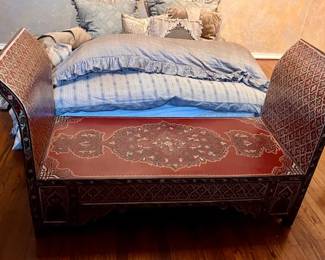 Indian Hand-Painted Sofa Bench
