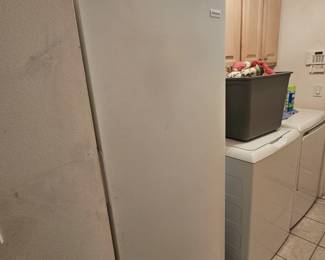 Located at last week's estate
Frigidaire practically New standing Freezer. $300