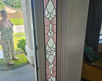 Stained glass side door glass
$50