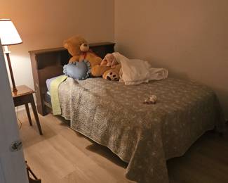The second of the queen size beds $75 with the headboard