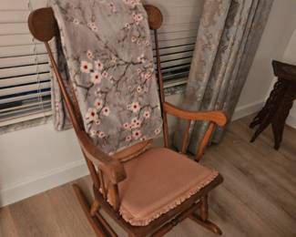 One of three rocking chairs in this house.