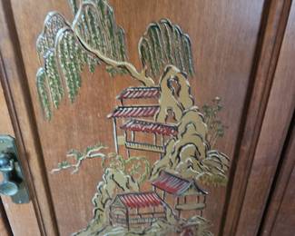 Close up of the doors