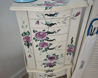 4 ft tall jewelry armoire.
$75
