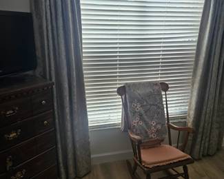 Farther away view of the curtains
