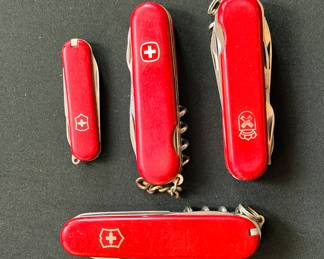Vintage Swiss Army knives
