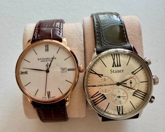Sturhling and Stauer watches