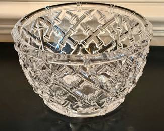 Tiffany crystal bowl