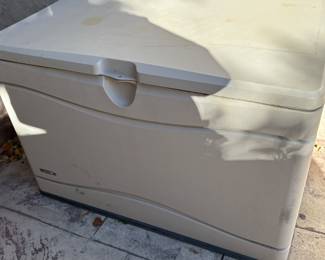 Outdoor storage trunk