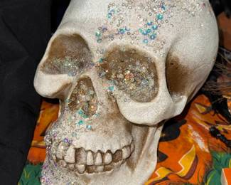 Halloween decorations, skull