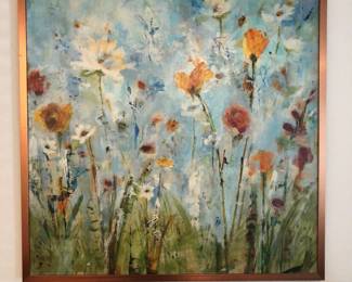 Jill Martin “Jounce” reproduction giclee on canvas