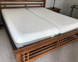 Tempur-pedic Hybrid twin mattresses with individual Innova Sleep Systems power bases