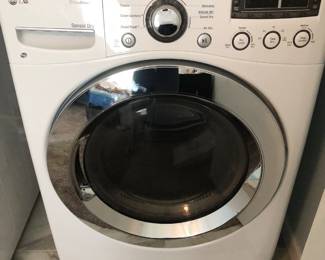 LG True Steam gas dryer