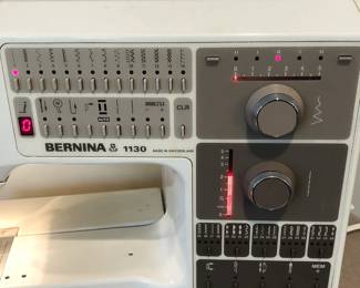 Bernina Model 1130 computerized portable sewing machine, circa 1980s
