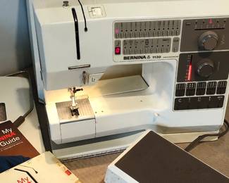 Bernina Model 1130 computerized portable sewing machine, circa 1980s