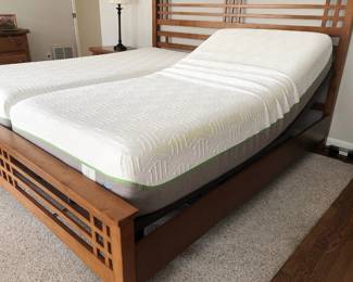 Tempur-pedic Hybrid twin mattresses with individual Innova Sleep Systems power bases