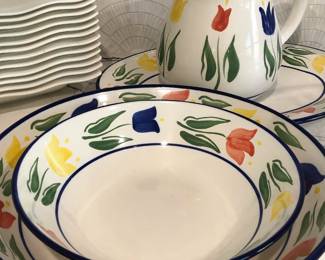 Dansk Tulip pattern dinnerware